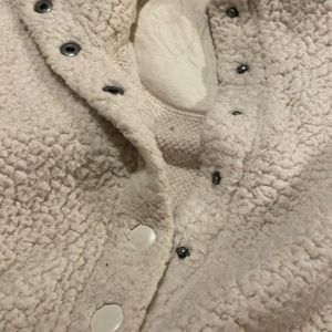 Tunic fleece, cream color from aerie